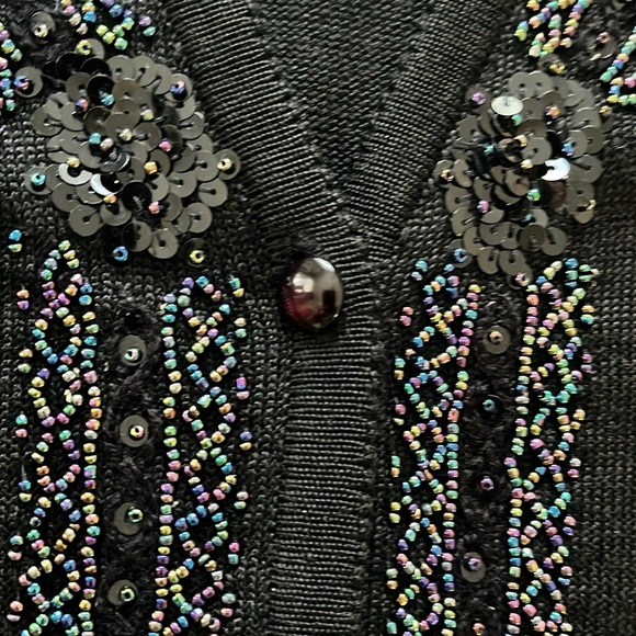 Vintage Regency Collection for Joyce Women’s Cardigan Bead Embroidered - Picture 6 of 6